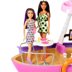 Mattel Barbie motorinė valtis lėlėms su INTERJERO TRANSFORMACIJA + priedai ZA6042 - Image 5
