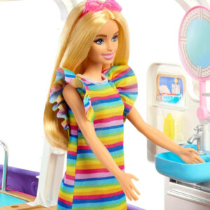 Mattel Barbie motorinė valtis lėlėms su INTERJERO TRANSFORMACIJA + priedai ZA6042 - Image 7