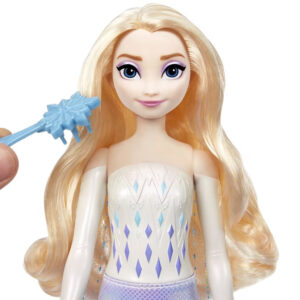 Mattel Disney Princess Frozen „Spin & Reveal“ Elsa lėlė + priedai ZA6043 - Image 4