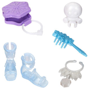 Mattel Disney Princess Frozen „Spin & Reveal“ Elsa lėlė + priedai ZA6043 - Image 3