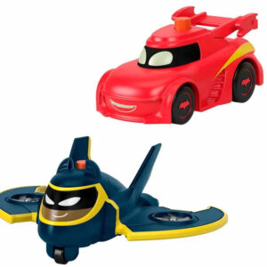DC BATWHEELS Transporto priemonės su šviesomis Batwing Redbird ZA6046 - Image 2