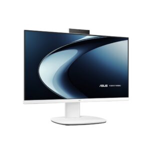 ASUS AIO VM640KA-WPC046W Ryzen AI 5 330, 23,8 colių FHD, 100 Hz, 250 nitų, plataus matymo kampo AG, 16 GB DDR5, 512 GB SSD, Radeon 820M, WLAN + BT, 5 MP kamera + IR, „Windows 11“, balta, 2 metų garantija su pristatymu „nuo durų iki durų“