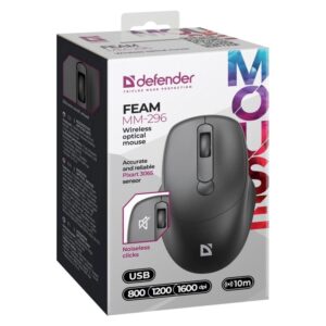 PELĖ DEFENDER FEAM MM-296 RF SILENT JUODAS - Image 3