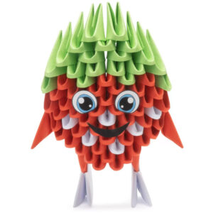 ORIGAMI 3D kūrybinis rinkinys – STRAWBERRY ZA6071 - Image 2