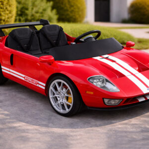 Ford GT 4 variklių akumuliatorinis vaikiškas automobilis su nuotolinio valdymo pulteliu 2 asmenims PA0337 - Image 4