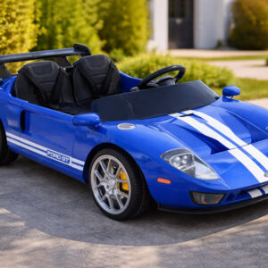 Ford GT 4 variklių akumuliatorinis vaikiškas automobilis su nuotolinio valdymo pulteliu 2 asmenims PA0337 - Image 4