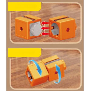 TOR magnetinės kaladėlės traukiniams – modulinis geležinkelis ZA6147 - Image 5