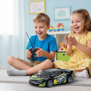 Nuotoliniu būdu valdomas sportinis automobilis su šviečiančiu kėbulu 1:18 RC0754 NI - Image 4
