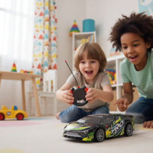 Nuotoliniu būdu valdomas sportinis automobilis su šviečiančiu kėbulu 1:18 RC0754 NI - Image 8