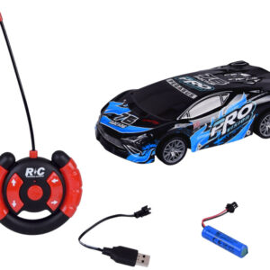 Nuotoliniu būdu valdomas sportinis automobilis su šviečiančiu kėbulu 1:18 RC0754 NI - Image 2