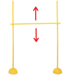 Reguliuojama kliūtis šuoliams 150 cm – Hobby Horse kliūtis SP0861 - Image 2