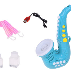 Muilo burbulai – SAXOPHONE burbulų pūtimo aparatas su garsu ir šviesa ZA6154 NI - Image 2