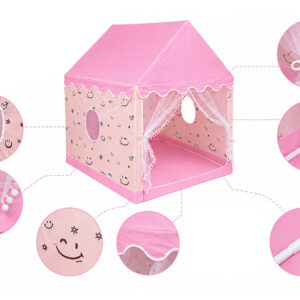 Pastel Dream Playhouse for Girls – Play Tent 120×100×130cm ZA6156 - Image 3