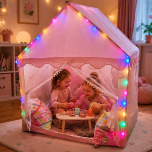 Pastel Dream Playhouse for Girls – Play Tent 120×100×130cm ZA6156 - Image 4