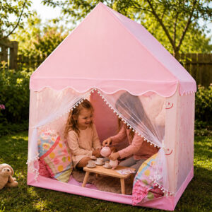 Pastel Dream Playhouse for Girls – Play Tent 120×100×130cm ZA6156 - Image 7
