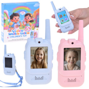 2 vaikiškų racijų rinkinys su 2" LCD vaizdo kamera ZA6160