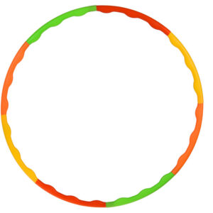Hula lankas vaikams ir suaugusiems – su masažiniais iškilimais, sulankstomas, skersmuo 84cm SP0871 - Image 7