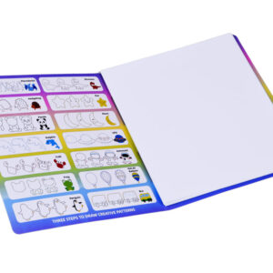 „Color Draw“ piešimo popieriaus papildymas – 18 lapų LED teptukui ZA6166 - Image 4