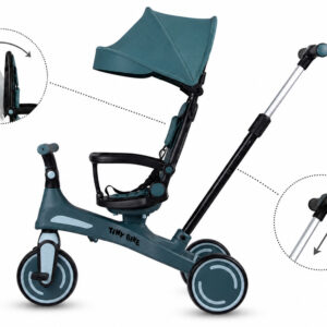 Vaikiškas triratukas Tiny Bike, augantis kartu su vaiku, 5 viename SP0879 - Image 7