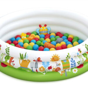Bestway Sausas baseinas su kamuoliukais GĖLĖTAS 102x25cm + 50 kamuoliukų ir žaislų 52466 - Image 2