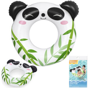Bestway pripučiamas plaukimo ratas vaikams 60kg PANDA BEAR 85x76cm 36351