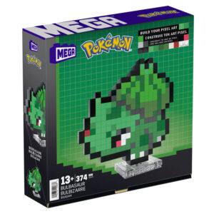 Mattel MEGA Pokémon Bulbasaur 15cm Pixel Art RETRO 374 dalių ZA6177 - Image 7