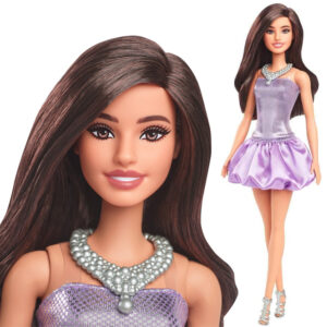 Mattel Barbie Fashionistas lėlė su žvilgančia vakarine apranga ZA6180