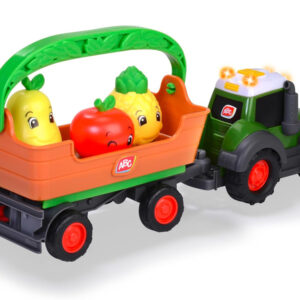 Tractor with removable trailer, basket and 3 fruits - plays and lights 12m+ ZA6182 - Image 5