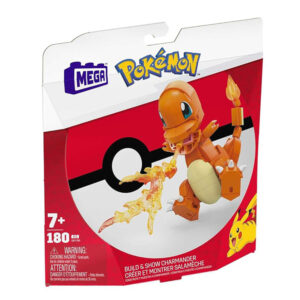 Mattel MEGA Pokémon Charmander konstruktorius 10cm 180vnt. ZA6186 - Image 7