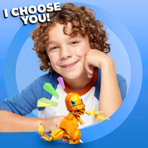 Mattel MEGA Pokémon Charmander konstruktorius 10cm 180vnt. ZA6186 - Image 4