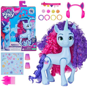 Hasbro My Little Pony lanksti figūrėlė PONY Misty Brightdawn + 16 vnt. ZA6187