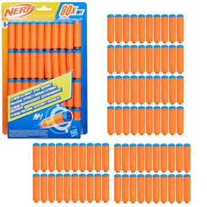 Hasbro NERF N1 putos šoviniai – 80 smiginių rinkinys, ilgis 6cm ZA6189