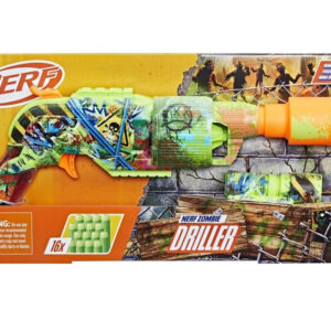 Hasbro NERF Zombie Driller Gun and Sight + 16x Foam Bullets ZA6190 - Image 8