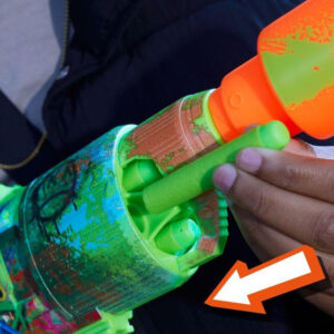 Hasbro NERF Zombie Driller Gun and Sight + 16x Foam Bullets ZA6190 - Image 7