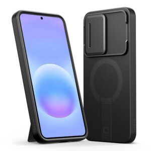 Tech-Protect KEVLAR AURA MAGSAFE Samsung Galaxy A57 JUODAS/ORANŽINIS - Image 2