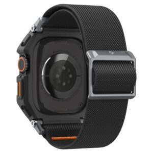 SPIGEN LITE FIT PRO IR GRŪDINTAS STIKLAS APPLE WATCH ULTRA 1 / 2 / 3 (49 MM) MATINĖ JUODA - Image 2