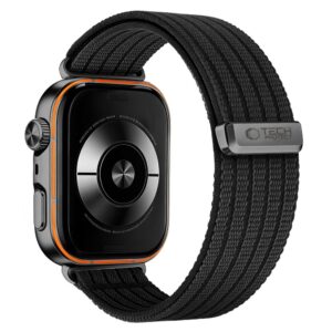 Tech-Protect NYLON Huawei Watch Fit 3 / 4 / 4 Pro / 5 / 5 Pro juodos spalvos - Image 2