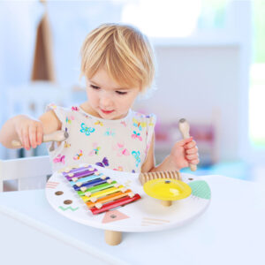 Muzikinis stalas su instrumentais, cimbolais +18m ECOTOYS - Image 3