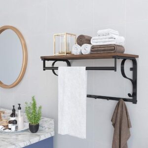 LOFT medinė lentyna su drabužių kabyklomis - Image 3