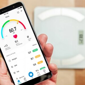 Išmaniosios „Bluetooth“ vonios svarstyklės Eldom TWO500 baltos spalvos - Image 3