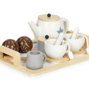 Medinis arbatos rinkinys, ąsotis, puodeliai, 17 elementų ECOTOYS - Image 3