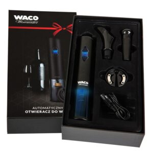 Automatinis vyno atidarytuvas OW6 WACO kamščiatraukis dovanų rinkinys - Image 3