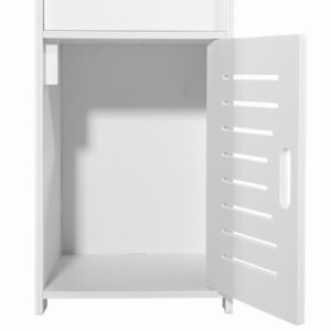 Vonios kambario spintelė, 80 cm, balta - Image 3