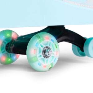 Vaikiška mašinėlė paspirtukas su LED ratukais, mėlyna, ECOTOYS - Image 3