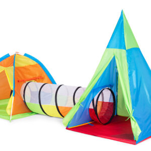 Vaikiška palapinė žaidimų aikštelė 3-in-1 iglu tipi tunelis IPLAY - Image 3