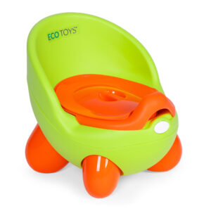 Vaikiška puoduko kėdutė, išimamas įdėklas, neslystančios kojelės, žalia, ECOTOYS - Image 3