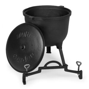Ketaus pastatomas katilas 15L, medžiotojo puodas, laužo kepsninė, MultiGarden - Image 3