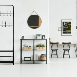 Drabužių kabykla + spintelės lentyna batams ModernHome - Image 3