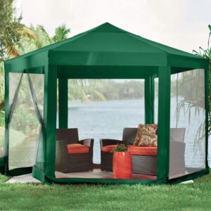 Komercinė sodo pavėsinė-palapinė, 2x2x2 m, su tinkleliu nuo uodų, žalia, MultiGarden - Image 3