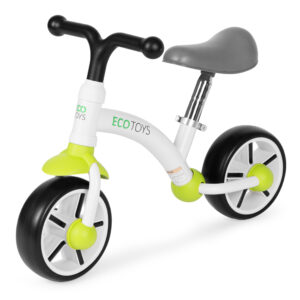 Balansinis dviratis vaikams, EVA ratai, reguliuojama sėdynė, žalias, ECOTOYS - Image 3